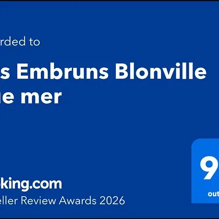 펜션 Les Embruns Vue 블롱빌 쉬르 메르